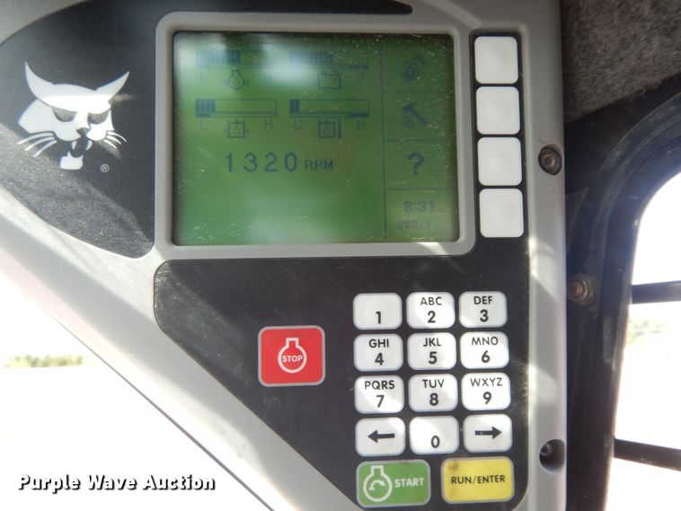 image for item KU9584 2011 Bobcat T190  tracked skid steer loader