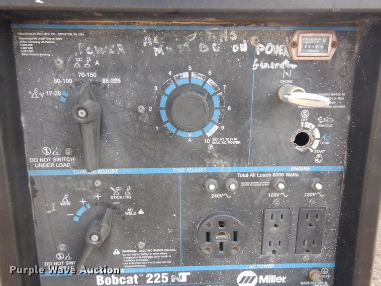 image for item KU9588 Miller Bobcat 225NT  welder/generator