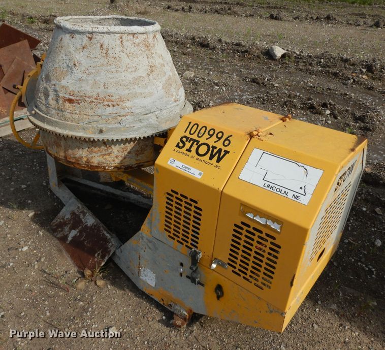 image for item KU9591 Stow  portable concrete mixer