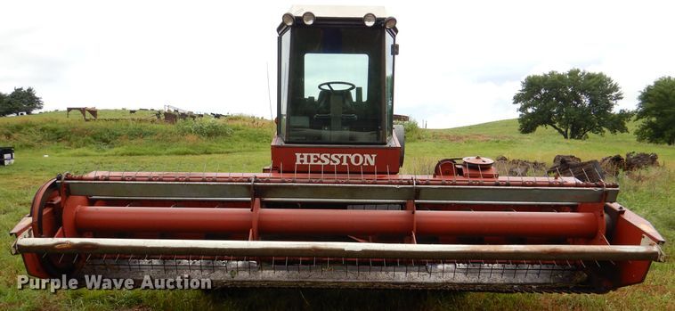 image for item DL3233 1983 Hesston 6450  windrower