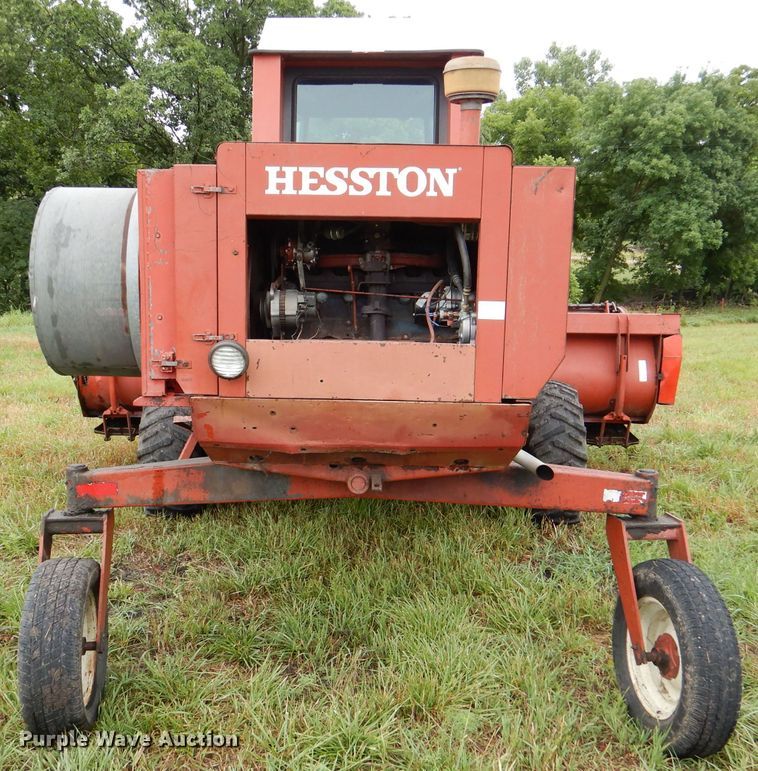 image for item DL3233 1983 Hesston 6450  windrower