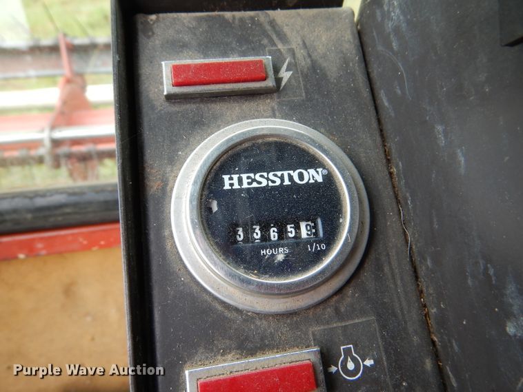 image for item DL3233 1983 Hesston 6450  windrower