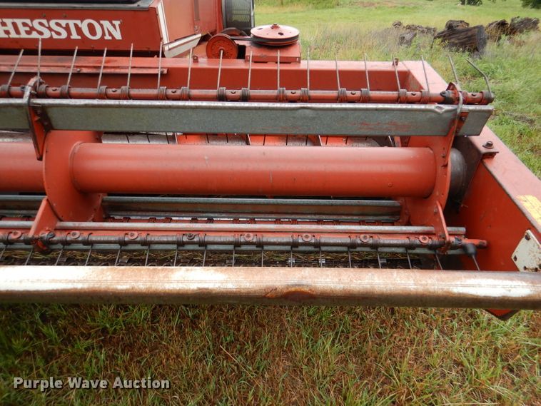 image for item DL3233 1983 Hesston 6450  windrower