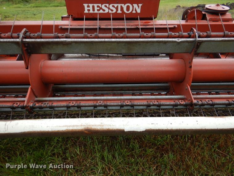 image for item DL3233 1983 Hesston 6450  windrower
