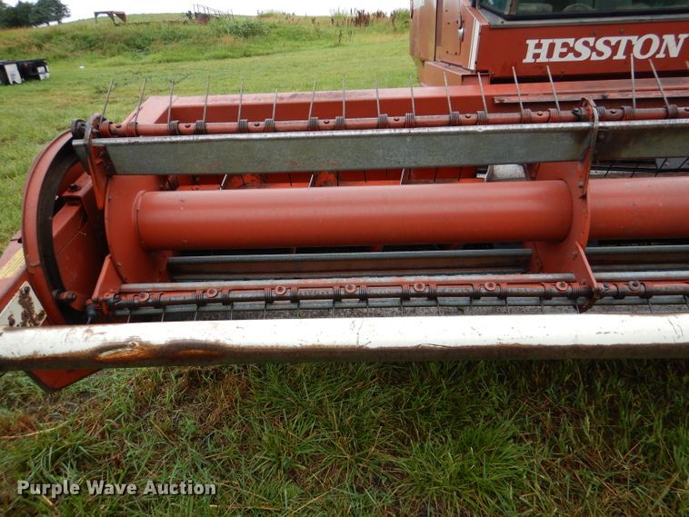 image for item DL3233 1983 Hesston 6450  windrower