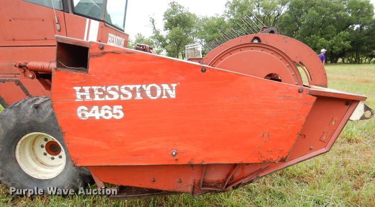 image for item DL3233 1983 Hesston 6450  windrower