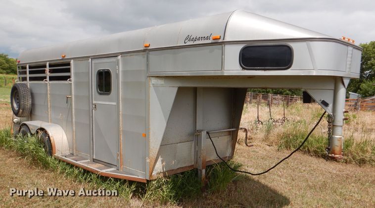 image for item DL3327 2004 Chaparral  livestock trailer