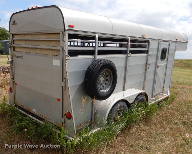 image for item DL3327 2004 Chaparral  livestock trailer