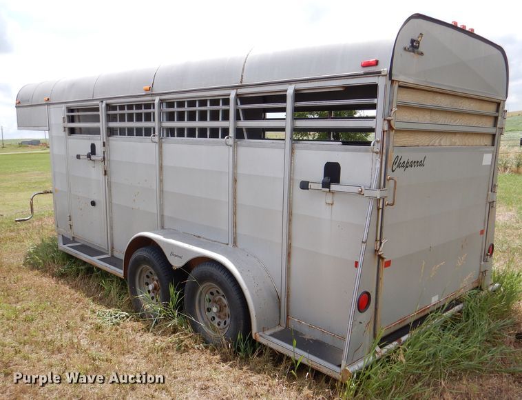 image for item DL3327 2004 Chaparral  livestock trailer