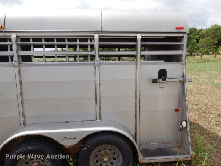 image for item DL3327 2004 Chaparral  livestock trailer