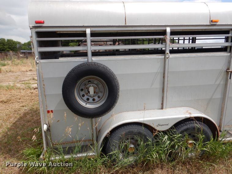 image for item DL3327 2004 Chaparral  livestock trailer