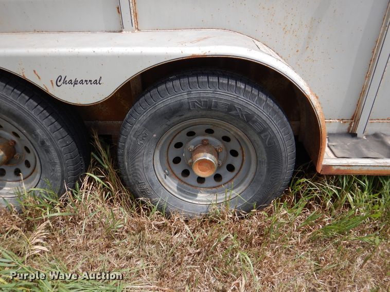 image for item DL3327 2004 Chaparral  livestock trailer