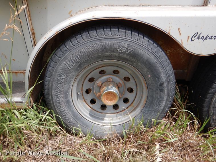 image for item DL3327 2004 Chaparral  livestock trailer