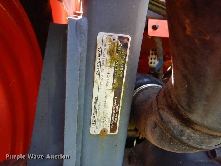 image for item DL3331 Kubota M7040  MFWD tractor