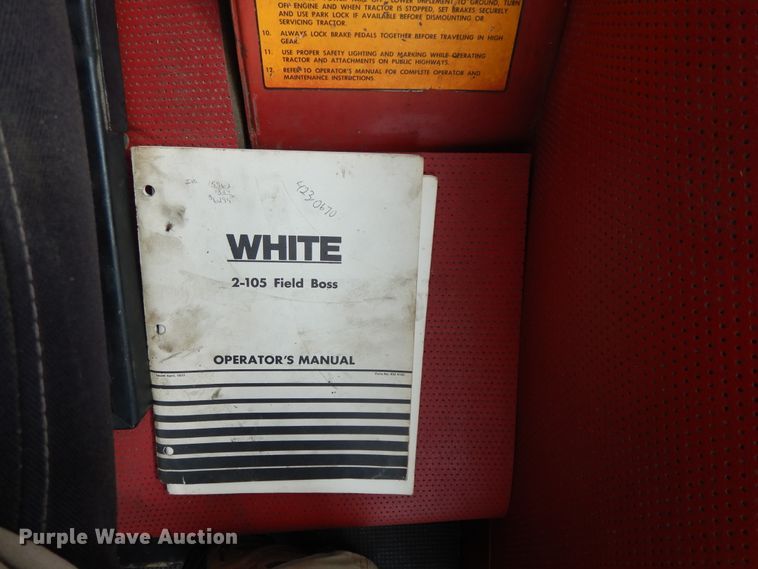 image for item HP9640 1977 White 2-105 Field Boss  tractor