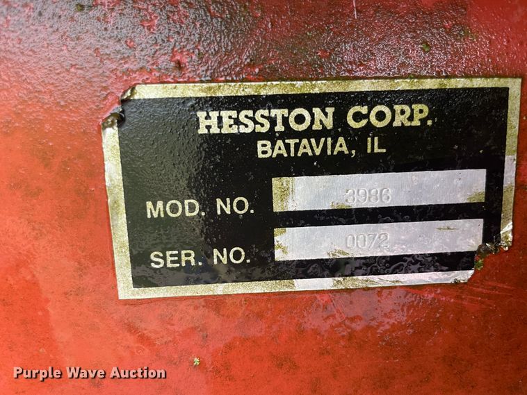 image for item IC9495 Hesston 3986  hay rake