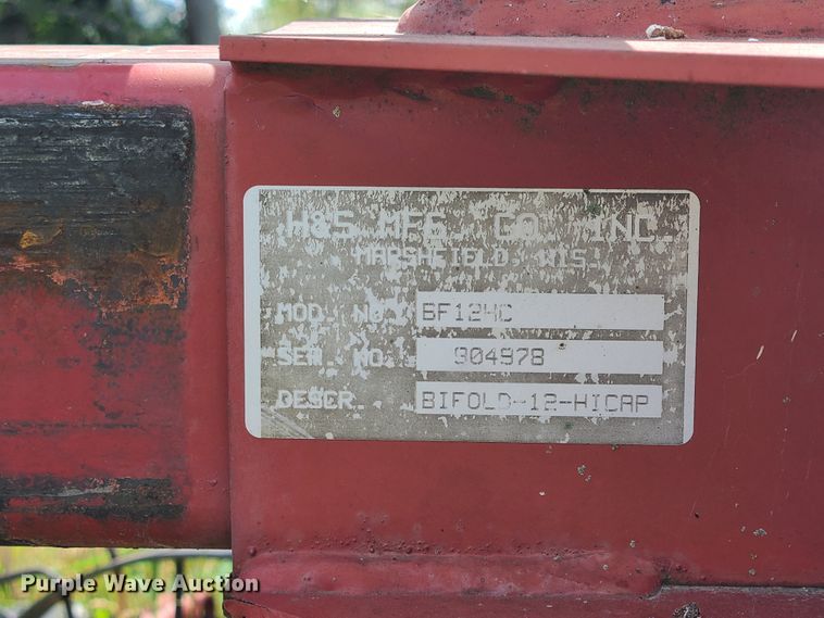 image for item IC9781 H&S BF124C  Hi-Capacity hay rake