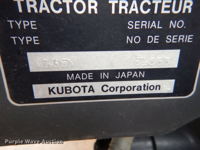 image for item II9566 2010 Kubota M135X  HFWD tractor