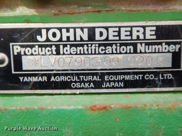 image for item II9588 John Deere 790  MFWD tractor