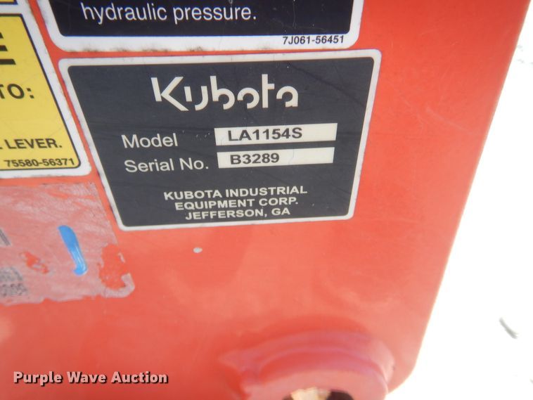 image for item IT9570 Kubota LA1154  loader