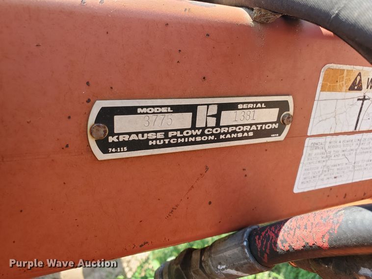 image for item JM9756 Krause 3775  sweep plow