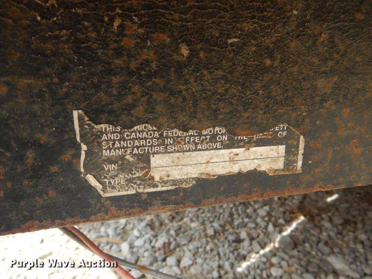 image for item JY9777 2008 Jerry James  utility trailer