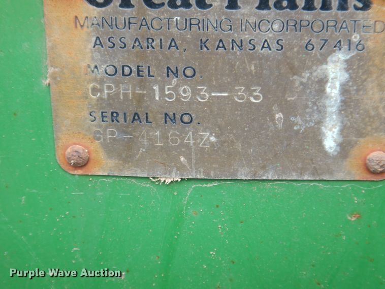 image for item JY9791 Great Plains CHP-1593-33  no-till grain drill