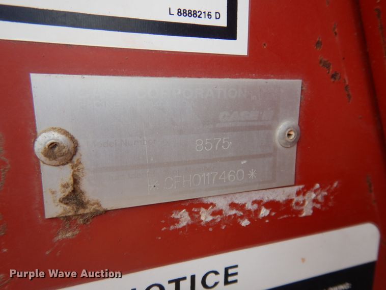 image for item JZ9972 1997 Case 8575  large square baler