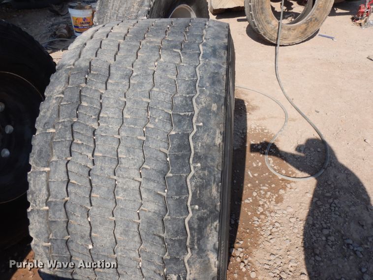 image for item DC2030 (7) 455/55R22.5 tires and wheels