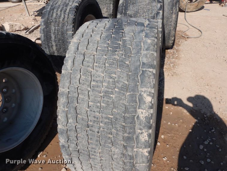 image for item DC2030 (7) 455/55R22.5 tires and wheels