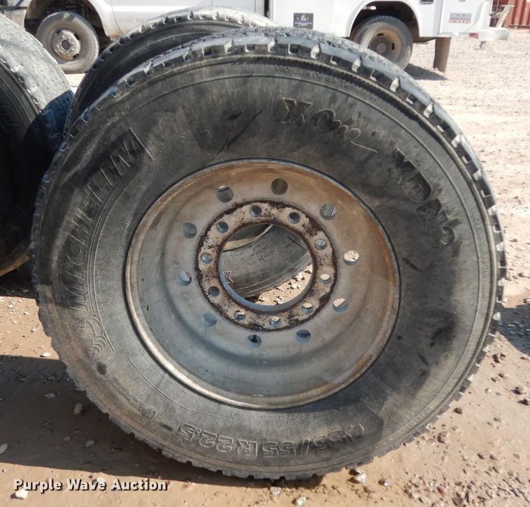 image for item DC2030 (7) 455/55R22.5 tires and wheels