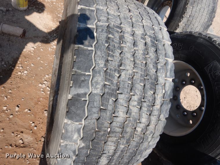 image for item DC2030 (7) 455/55R22.5 tires and wheels