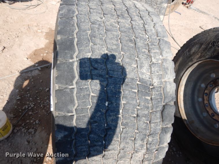 image for item DC2030 (7) 455/55R22.5 tires and wheels