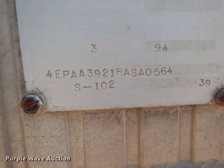 image for item DC2033 1994 Vant S-102-39  end dump trailer