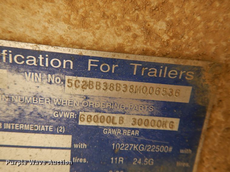 image for item DL0421 2007 Clement Starlite  end dump trailer