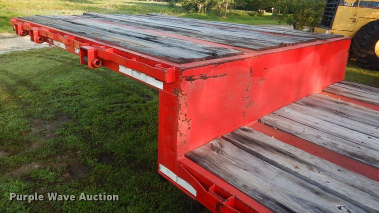 image for item DM3853 1997 Fontaine HDFTT-5-10053FW  drop deck trailer