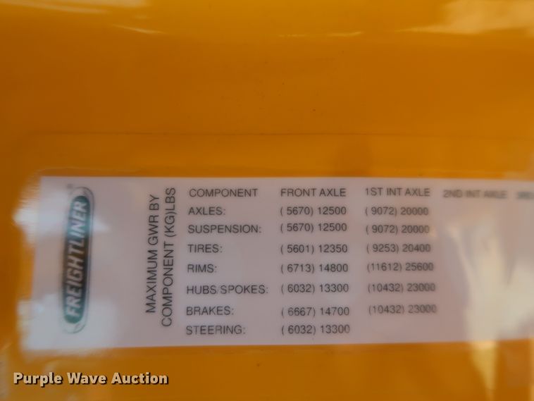 image for item IO9190 2018 Freightliner Cascadia 125  semi truck