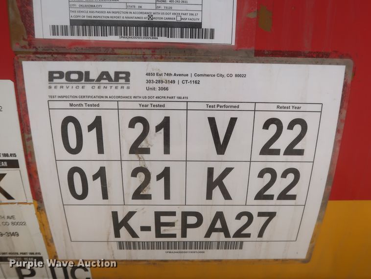 image for item IO9217 2013 Mac LTT  tank trailer