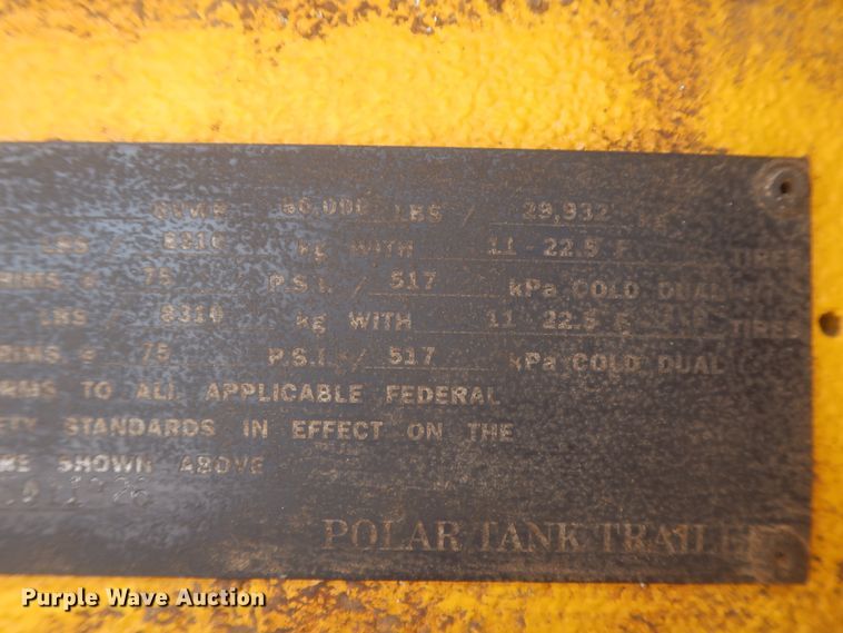 image for item IO9217 2013 Mac LTT  tank trailer