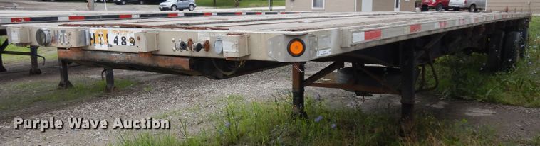 image for item KU9550 1998 Utility  flatbed trailer