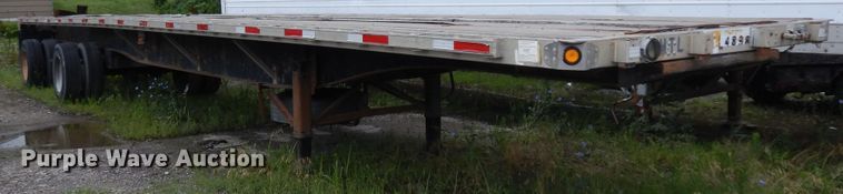 image for item KU9550 1998 Utility  flatbed trailer