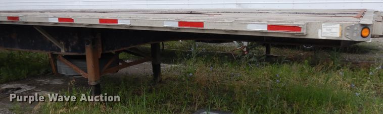 image for item KU9550 1998 Utility  flatbed trailer