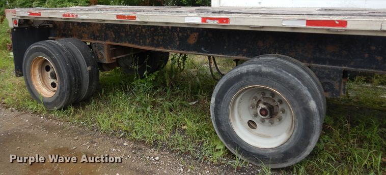 image for item KU9550 1998 Utility  flatbed trailer