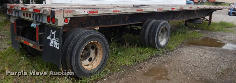 image for item KU9550 1998 Utility  flatbed trailer