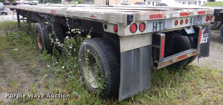 image for item KU9550 1998 Utility  flatbed trailer