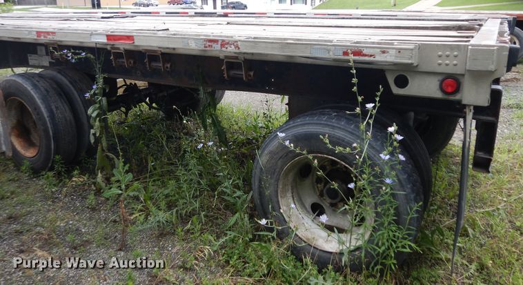 image for item KU9550 1998 Utility  flatbed trailer