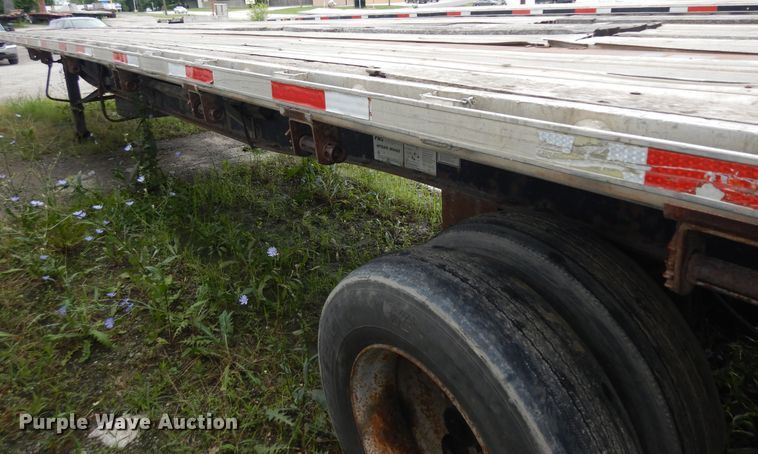 image for item KU9550 1998 Utility  flatbed trailer