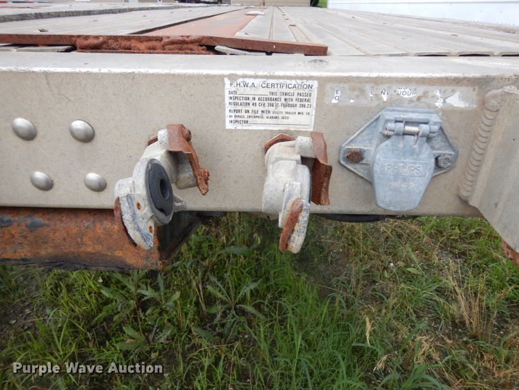 image for item KU9550 1998 Utility  flatbed trailer
