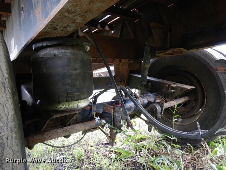 image for item KU9550 1998 Utility  flatbed trailer