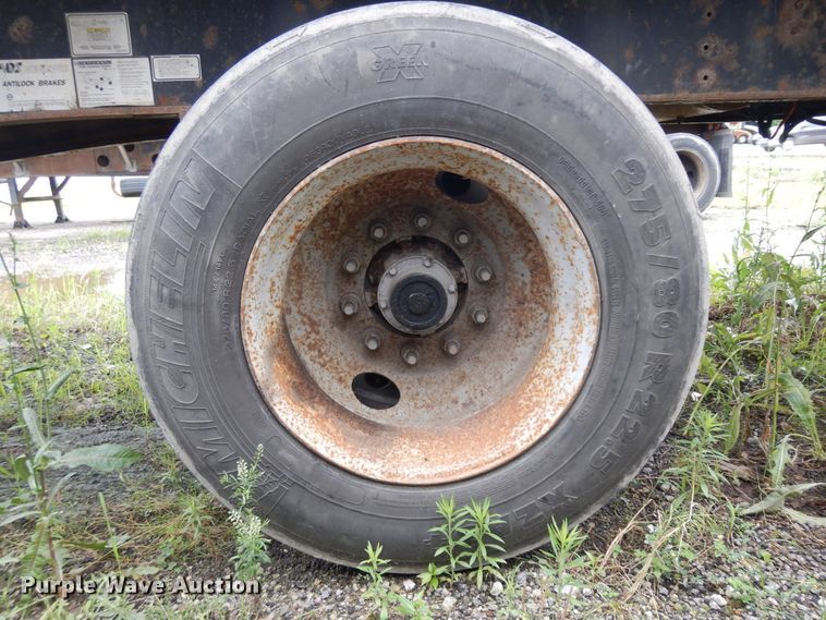 image for item KU9550 1998 Utility  flatbed trailer